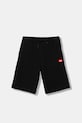 Diesel szorty bawełniane dziecięce PXGINSHORT SHORTS bawełna czarny J02684.0GEAD