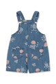 Konges Sløjd ogrodniczki jeansowe dziecięce MAGOT OVERALLS GOTS KS104972.PPY2 granatowy SS26