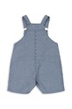 Detské nohavice na traky Konges Sløjd LUC OVERALLS GOTS KS104956.PPY2 modrá SS26