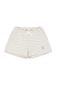 Παιδικό σορτς Konges Sløjd LOU SWEAT SHORTS OCS εμπριμέ μπεζ KS104944.PPY2