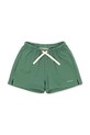 Konges Sløjd szorty bawełniane dziecięce SPOTTY SWEAT SHORTS GOTS bawełna zielony KS105091.PPY2