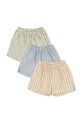Konges Sløjd szorty dziecięce bawełniane 3 PACK AZUR SHORTS GOTS multicolor KS104608.PPY2