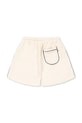 Konges Sløjd szorty bawełniane dziecięce FLORIAN SHORTS GOTS KS104815.PPY2 beżowy SS26
