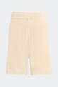 adidas szorty bawełniane dziecięce KD8578 beżowy SS26