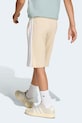 Момче Детски памучен къс панталон adidas KD8578 бежов