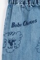 Bobo Choses szorty jeansowe niemowlęce Pickles The Dog niebieski 126AB057