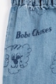 Bobo Choses pantaloncini in denim per neonati Pickles The Dog blu 126AB057