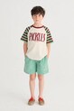 Bobo Choses szorty bawełniane dziecięce Bobo Choses Since 09 turkusowy 126AC066