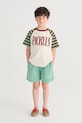 Bobo Choses shorts di lana bambino/a Bobo Choses Since 09 turchese 126AC066