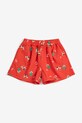 Bobo Choses szorty bawełniane dziecięce Farm Adventure 126AC068 czerwony SS26
