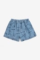 Bobo Choses pantaloncini in denim per neonati Pickles The Dog denim blu 126AC157