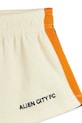 Chłopiec Mini Rodini szorty dziecięce bawełniane Alien City FC 26230116 beżowy