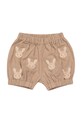 Donsje szorty bawełniane niemowlęce Carson Bloomers Fluffy Bunnies 3029808 beżowy SS26