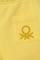 Chłopiec United Colors of Benetton szorty dziecięce bawełniane 3J70G900P.P.Stagionale żółty