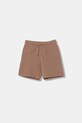 United Colors of Benetton szorty dziecięce bawełniane brązowy 3J70G900P.P.Stagionale