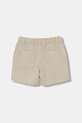 United Colors of Benetton kratke hlače za djecu s lanom 43WBG9039.P.Stagionale bež SS26