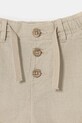 Dječaci United Colors of Benetton kratke hlače za djecu s lanom 43WBG9039.P.Stagionale bež