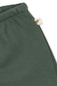 Момче Konges Sløjd къс панталон тип анцуг за деца с памук LOU SWEAT SHORTS OCS KS105452.PPY2 зелен
