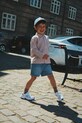 Konges Sløjd šortky dětské džínové MAGOT DENIM SHORTS GOTS KS105462.PPY2 námořnická modř