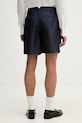 Îmbrăcăminte Kenzo pantaloni scurți bărbătești cu lână FG55SH3029FA bleumarin