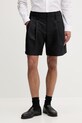 Kenzo szorty męskie z wełną czarny FG55SH3029FA