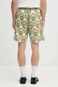 Ruházat Drôle de Monsieur len rövidnadrág Short Tapisserie Florale Lin J.BS158.LI012.GN zöld