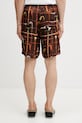 Odzież Drôle de Monsieur Cannes szorty z wiskozy męskie K.BS158.VI033.BN brązowy