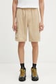 AAPE szorty Now tkanina beżowy AAPSPMB672XXO