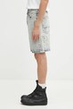 AAPE szorty jeansowe Now AAPSPMB668XBO niebieski SS26