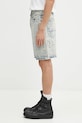 AAPE szorty jeansowe Now AAPSPMB668XBO niebieski SS26
