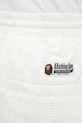 A Bathing Ape szorty bawełniane Embroidery biały 1L30153307