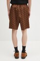 Odzież A Bathing Ape szorty College Monogram 1L30153320 brązowy