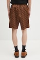 Odzież A Bathing Ape szorty College Monogram 1L30153320 brązowy