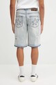 Odzież A Bathing Ape szorty jeansowe Destroyed Sta 1L30151304 niebieski