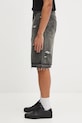 A Bathing Ape szorty jeansowe Destroyed Sta 1L30151304 szary SS26