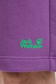 Jack Wolfskin szorty sportowe męskie bawełniane Celebrate The Paw fioletowy A65908