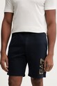 EA7 Emporio Armani szorty bawełniane dzianina granatowy AF17787.7M001564