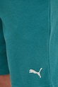 Puma szorty dresowe męskie z bawełną Essential Elevated turkusowy 692021