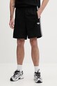 Σορτς adidas Originals Firebird πλεκτό ύφασμα μαύρο KE1379
