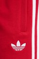 Βαμβακερό σορτσάκι adidas Originals κόκκινο KE3564