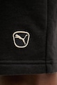 Βαμβακερό σορτσάκι Puma Essential Elevated μαύρο 692017