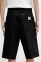 Rifľové krátke nohavice Carhartt WIP OG Single Knee Short čierna I036308.8901