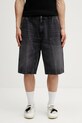 Carhartt WIP OG Aden Double Knee Short szorty jeansowe męskie czarny I036272.89B7