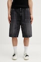 Carhartt WIP OG Aden Double Knee Short szorty jeansowe męskie czarny I036272.89B7