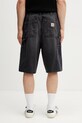 Odzież Carhartt WIP OG Aden Double Knee Short szorty jeansowe męskie I036272.89B7 czarny