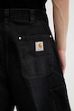 Rifľové krátke nohavice Carhartt WIP OG Single Knee Short čierna I036308.89B7