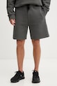 On szorty sportowe męskie z bawełną Focus Tech szary 1MF30330345