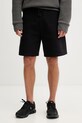 On szorty sportowe męskie z bawełną Focus Tech czarny 1MF30330553