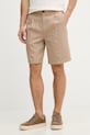 Mos Mosh σορτς ανδρικά με λινό Baldo μπεζ 510160