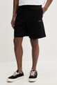 Calvin Klein szorty dresowe męskie bawełniane czarny LV04LF244G